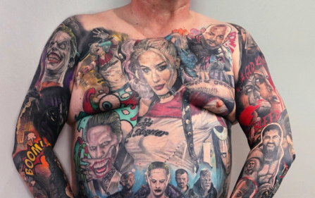 Bodysuit tattoo done by Rick in Worthing uk