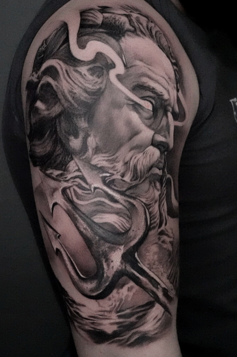 Black and grey tattoo Worthing tattoo shop